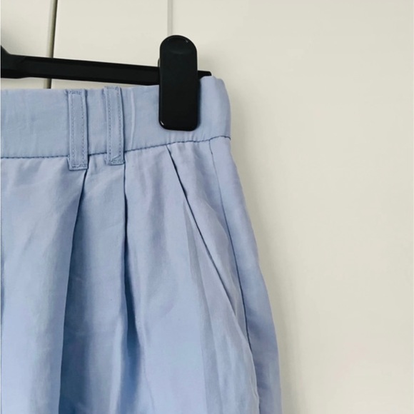Zara Baby Blue Wide Leg Smart Trousers Size M - Picture 4 of 9